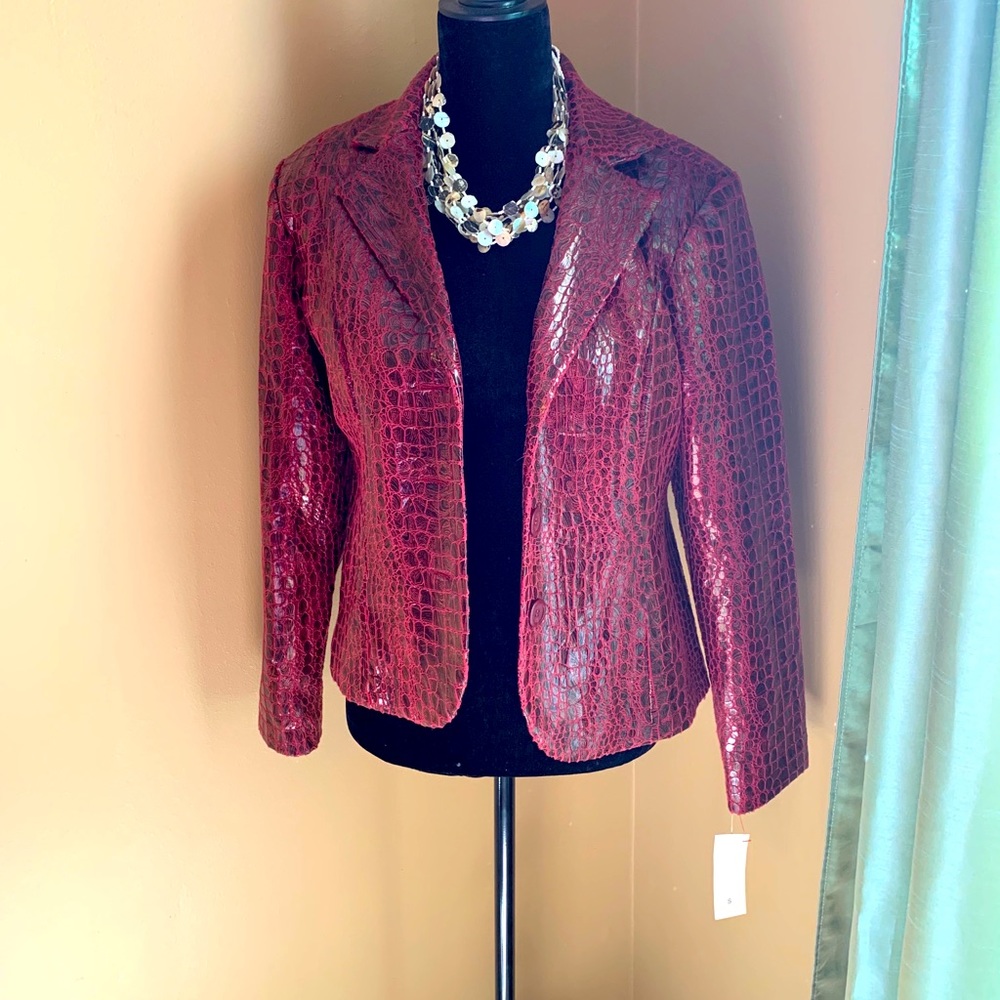 Sleek Red Jacket